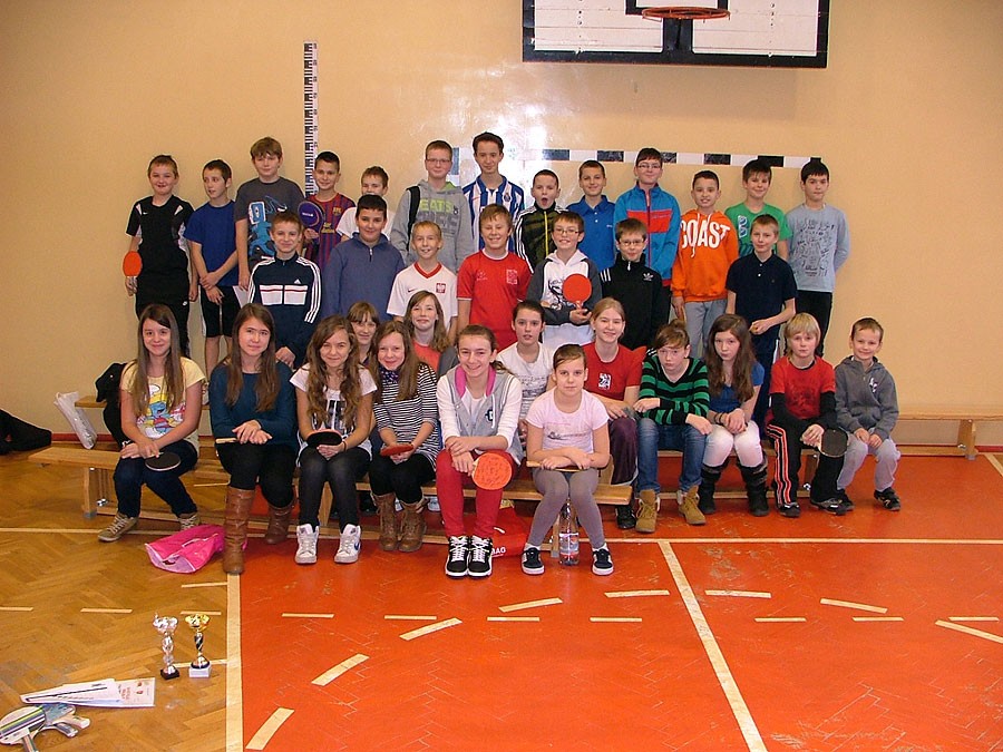 Drużynowy tenis stołowy szkół podstawowych