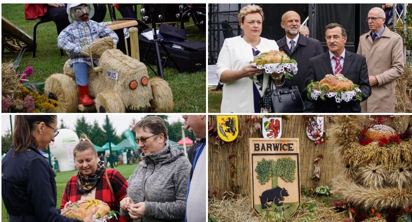 Powiatowa uroczystość podziękowania za plony. W tym roku dożynki odbyły się w Barwicach
