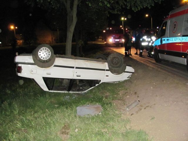 Krok od tragedii - nocny wypadek na Jana Pawła II