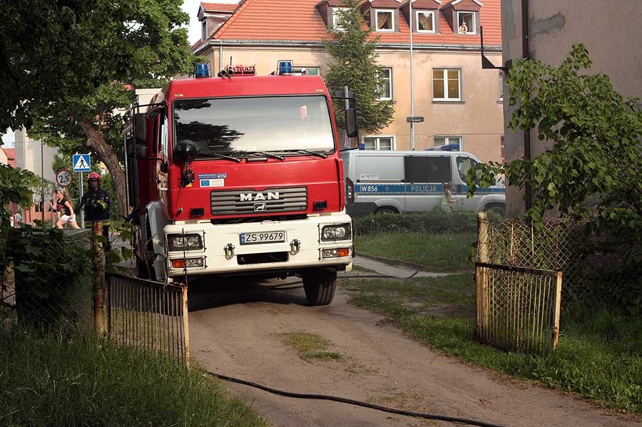 Było niebezpiecznie, ale strażacy zdążyli