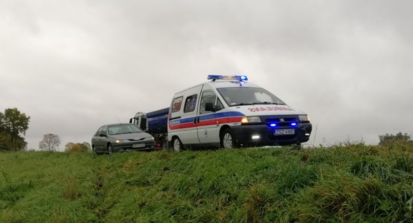 Ratownicy grupy Tadmed pomogli poszkodowanej w wypadku