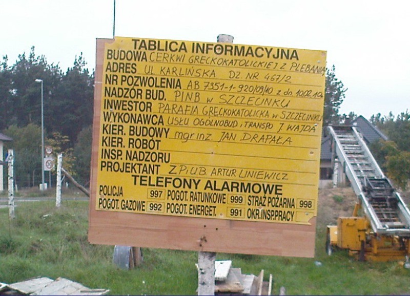 Rośnie cerkiew na osiedlu Zachód