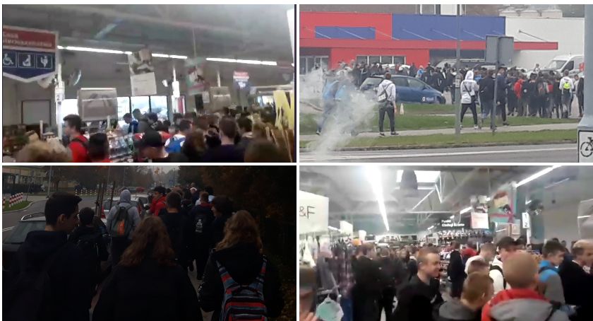„Cały mechan do Tesco”. Nietypowa akcja uczniów ze Szczecinka