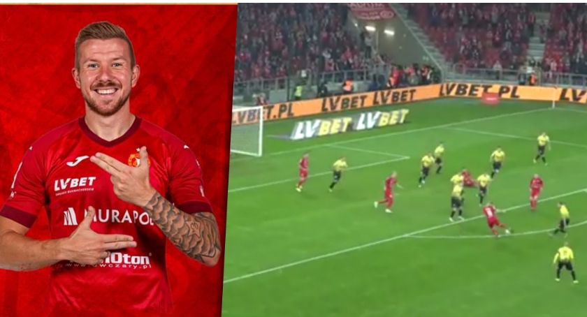 II liga: Bartłomiej Poczobut strzela bramkę swojemu byłemu zespołowi