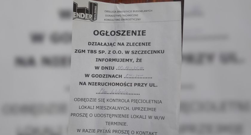 Pięcioletnia kontrola mieszkań? Czytelnik: Ludzie podejrzewają oszustwo. Aktualizacja