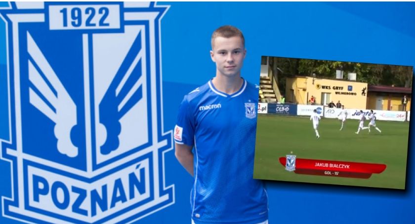 Przepiękna debiutancka bramka Jakuba Białczyka w drugiej lidze