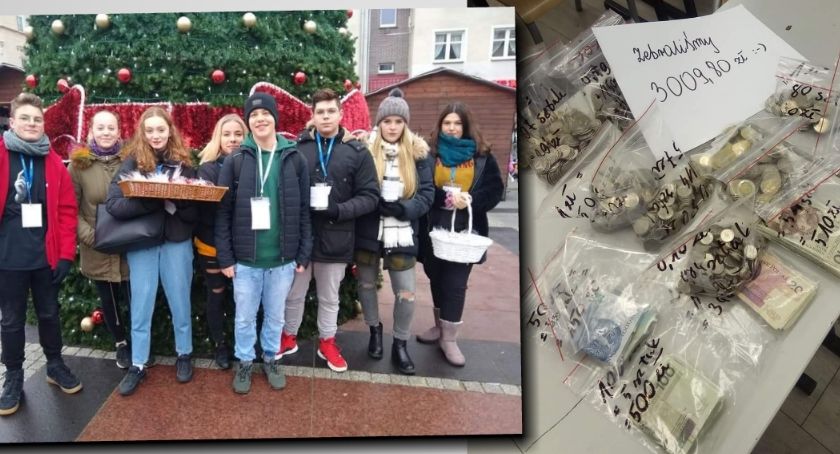 Uczniowie ZST w Szczecinku zebrali 3 tysiące zł dla małej Amelki