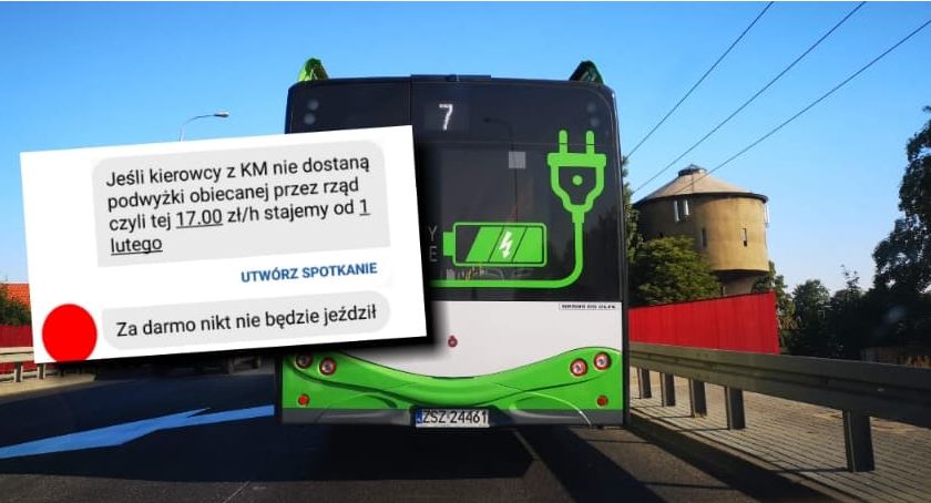 Kierowca autobusu KM: Za darmo nikt nie będzie jeździł. Prezes: Wiedzą, jaka jest sytuacja
