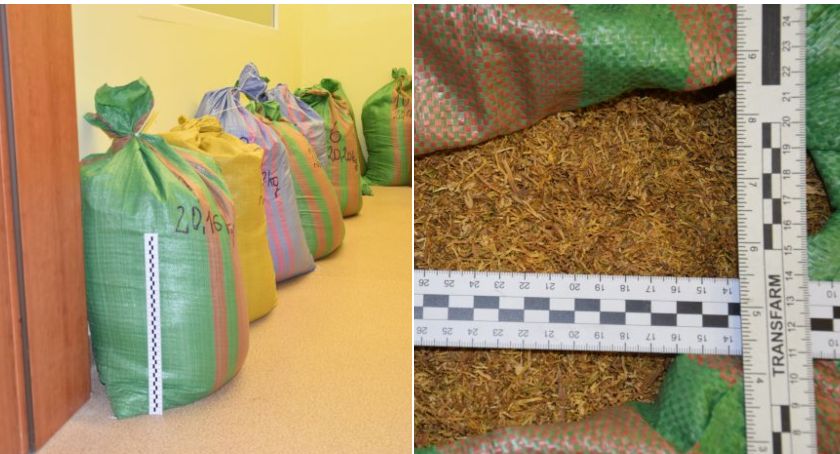 Policja w Szczecinku przejęła ponad 200 kg nielegalnego tytoniu
