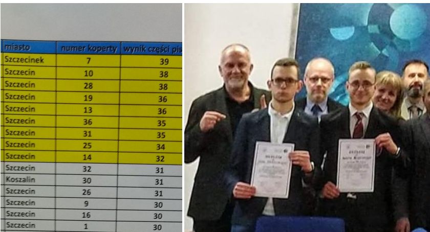 Jacek Dobiański pierwszy wśród uczniów w województwie!