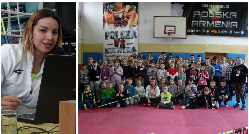 Marcelina Witek w Szczecinku. Reprezentantka Polski spotkała się z uczniami SP nr 5