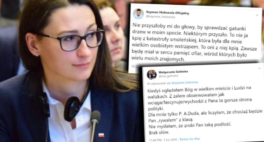Małgorzata Golińska skrytykowała Szymona Hołownię: Nie myślałam, że zrobi Pan taką podłość
