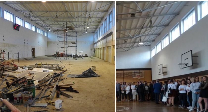 Ruszył remont hali sportowej w „Majami”. Będzie też nowa siłownia i stół do ping-ponga