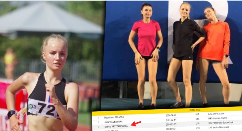 Izabela Krzyżanowska z STS Pomerania z trzecim wynikiem w Polsce!