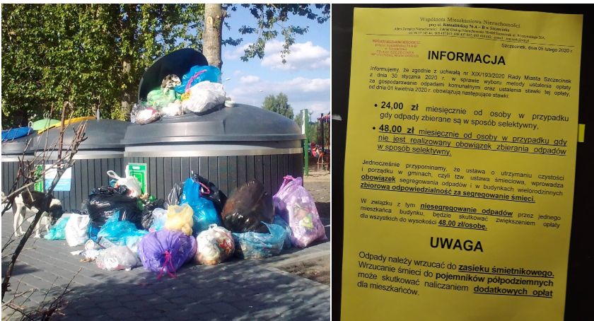 W Szczecinku sąsiad nie segreguje odpadów? Wszyscy w bloku mogą zapłacić po 48 zł  