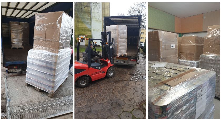 Najbardziej potrzebujący mieszkańcy powiatu otrzymali produkty spożywcze