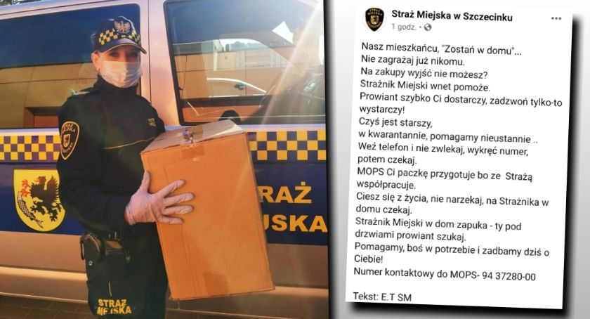 „Zostań w domu, nie zagrażaj już nikomu”. Straż Miejska w Szczecinku wierszykiem w koronawirusa