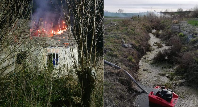 W ogniu trawy, nieużytki, pustostany i podkłady kolejowe. Seria pożarów w okolicach Szczecinka