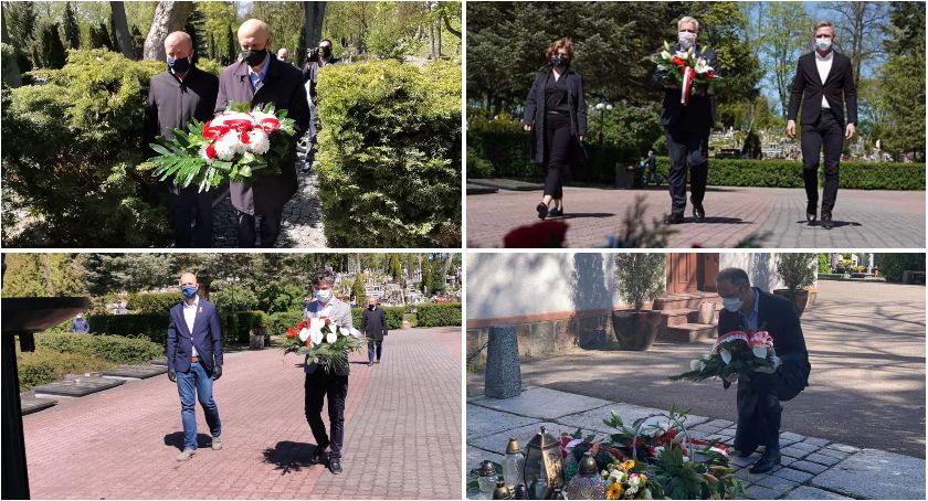 W Szczecinku złożyli kwiaty z okazji Dnia Zwycięstwa
