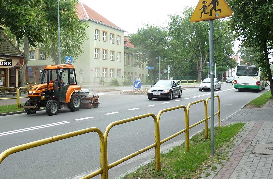 Ulice zakorkowane, ale pozamiatane
