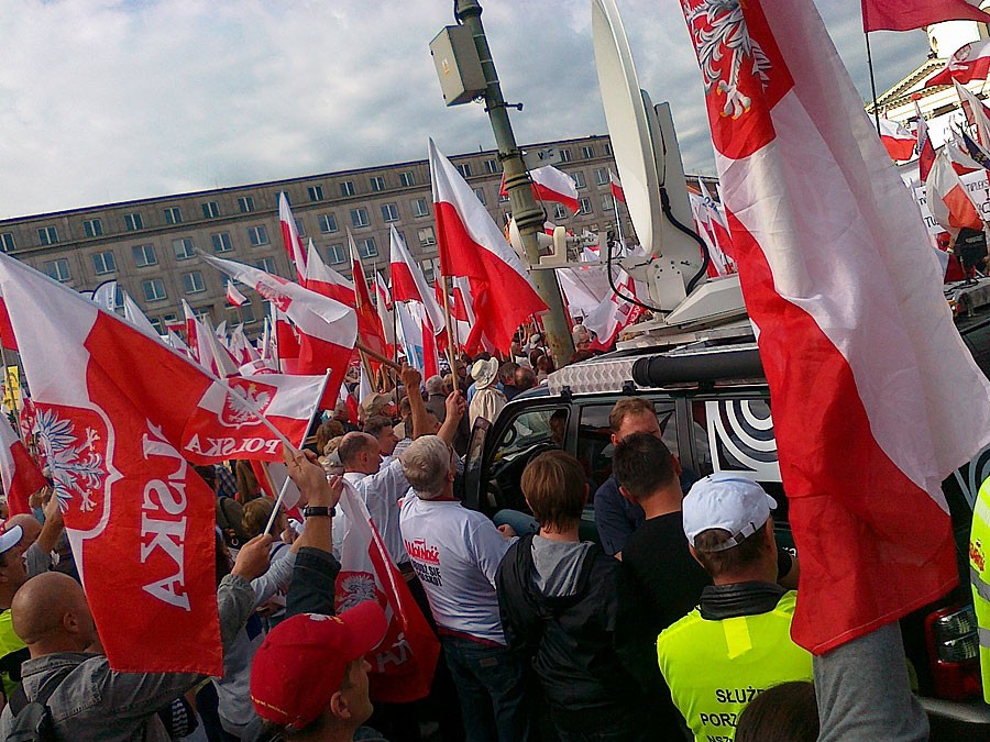 Nasi manifestowali w Warszawie
