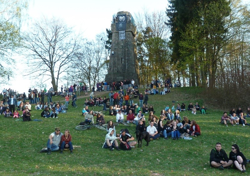 Materia Fest - przed wieżą Bismarcka
