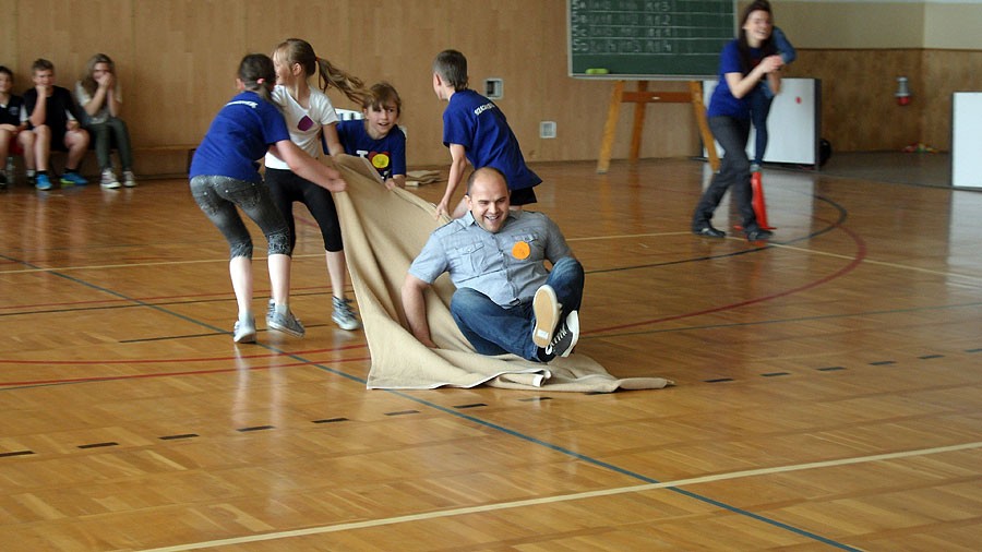 Dzień Dziecka  w SP-7: Zdrowo- na sportowo