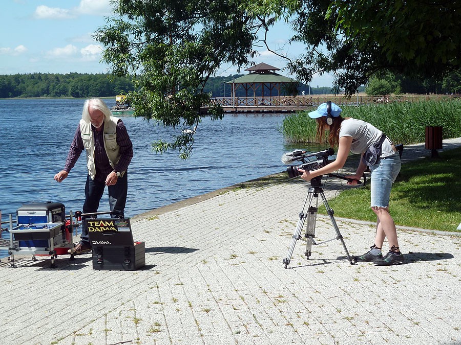Telewizyjne łowienie na Trzesiecku
