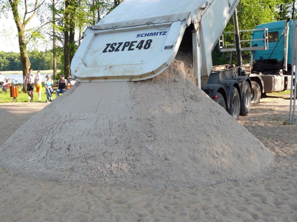 Nad Trzesieckiem - piasek znad Bałtyku