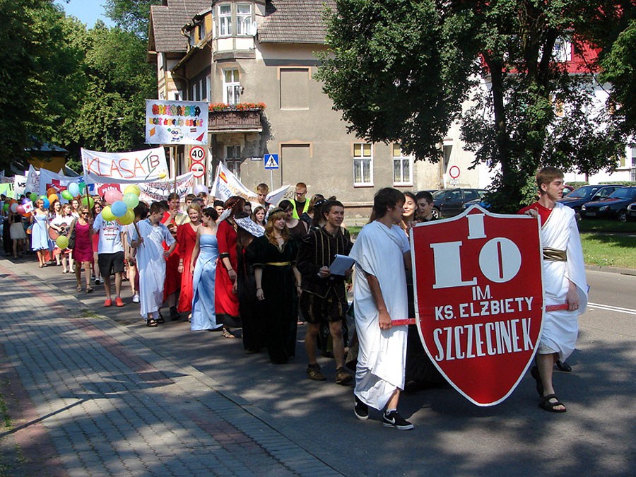 Elżbietanki - wielkie święto I LO w Szczecinku