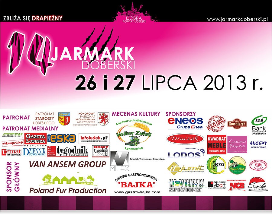 XIV Jarmark Doberski – już 26 i 27 lipca! 