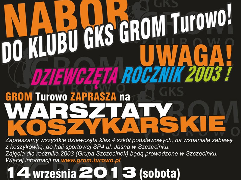 GKS Grom rozpoczyna nabór rocznika 2003