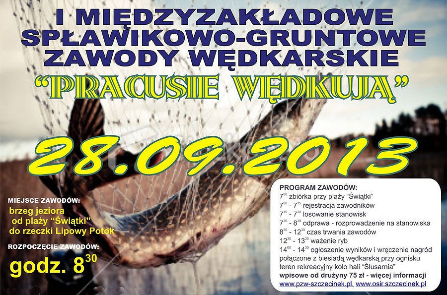 Wielkie łowienie na Trzesiecku – „Pracusie wędkują”