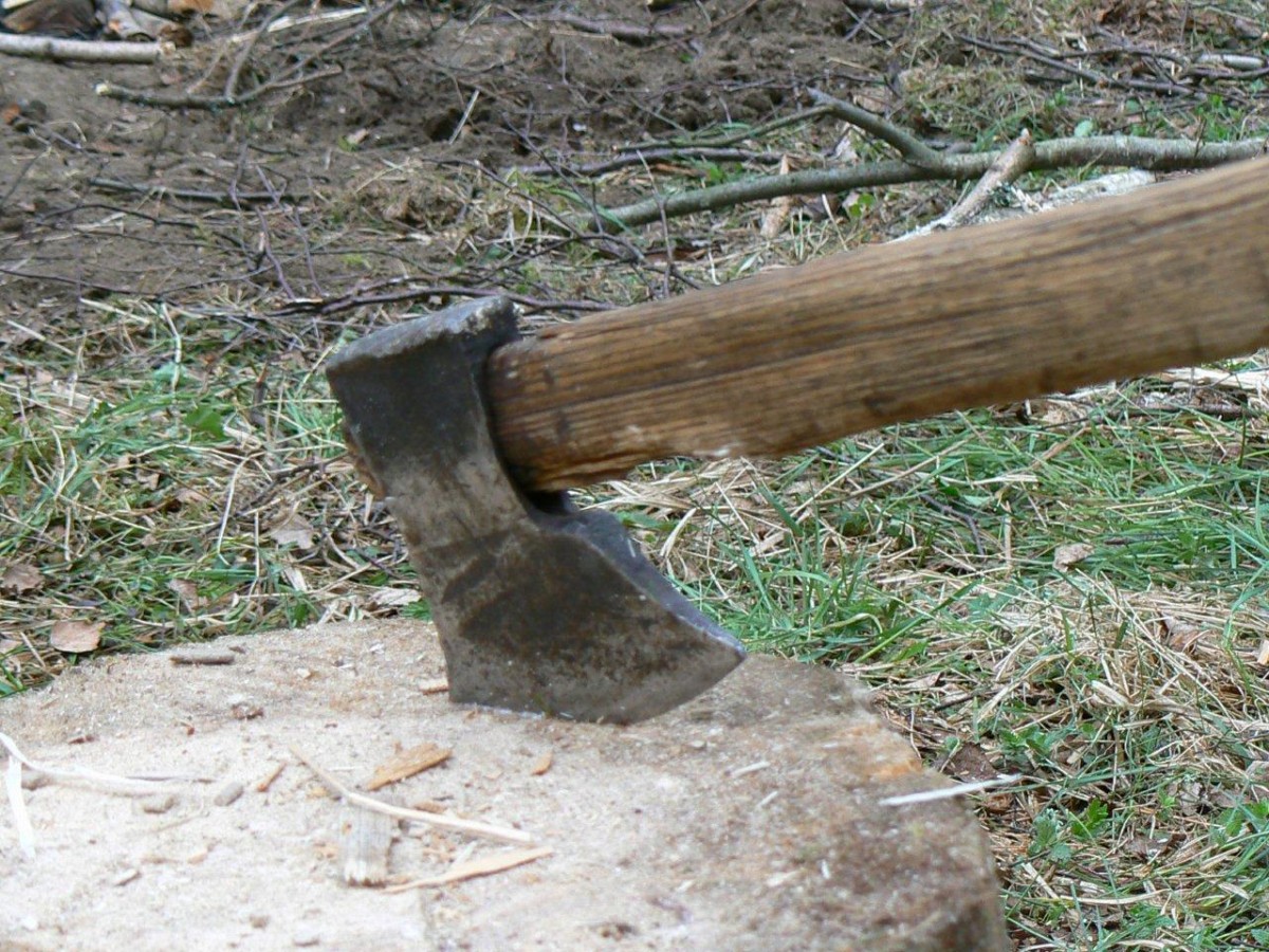 Ukradli siekierę, piłę, sekator i lampy naftowe 