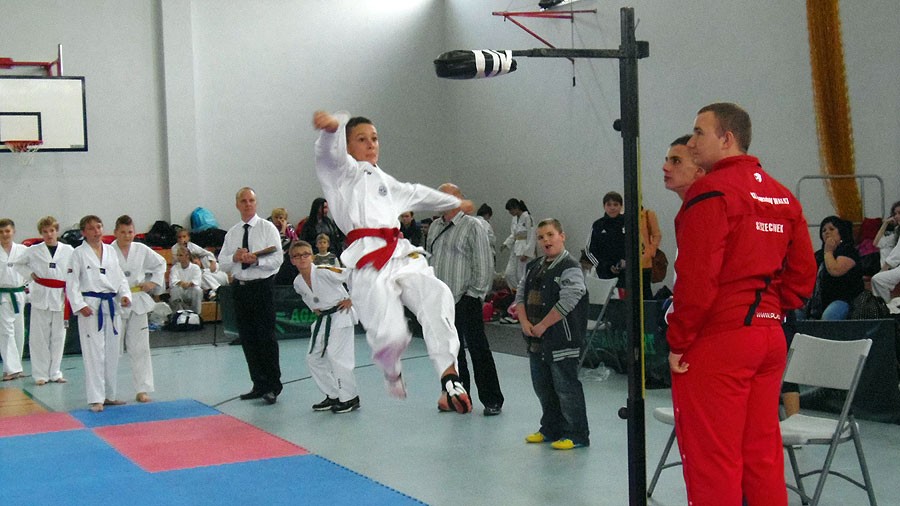 Zmagania młodych taekwondeków