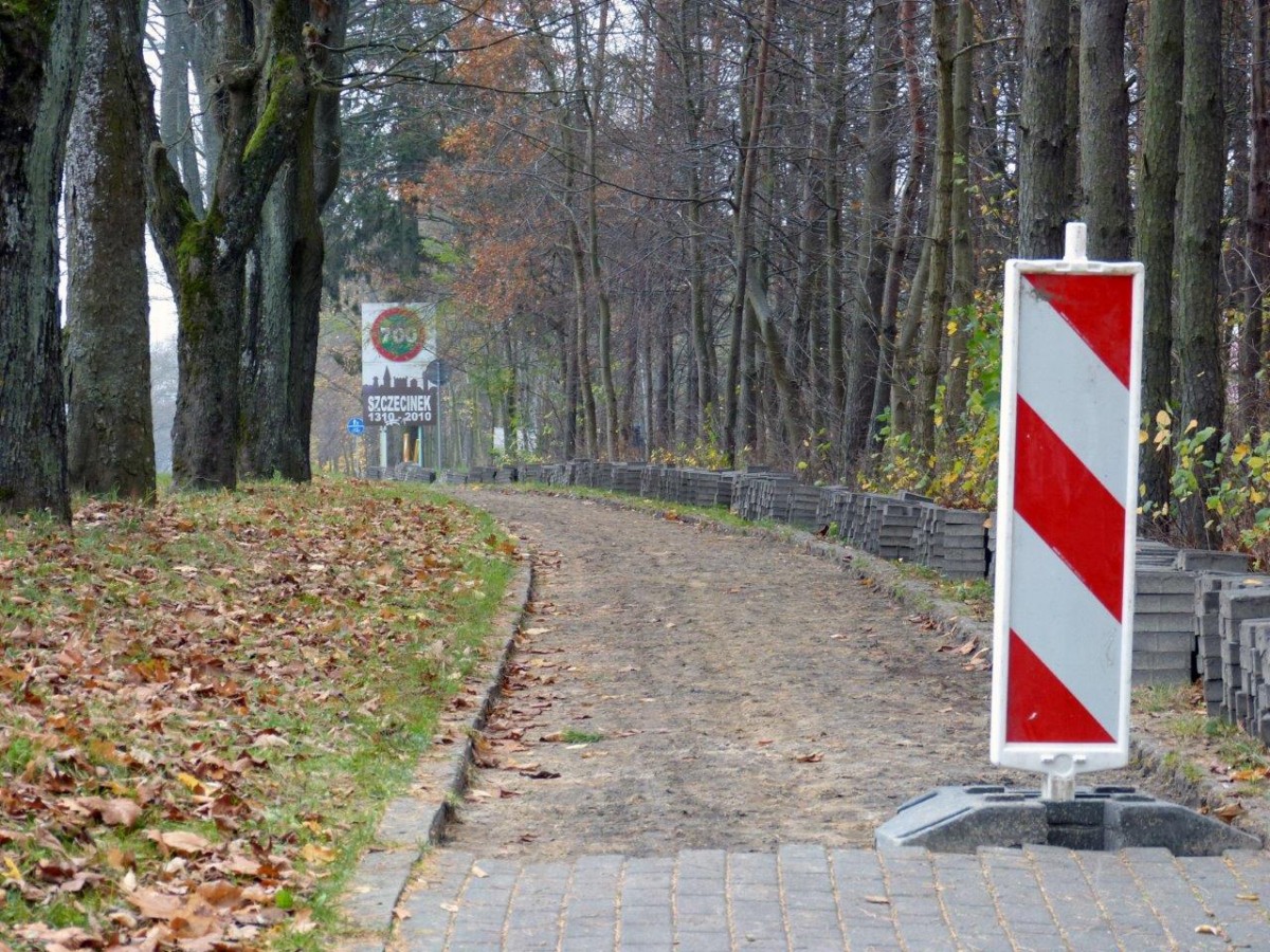 Ścieżka rowerowa nieczynna do połowy listopada