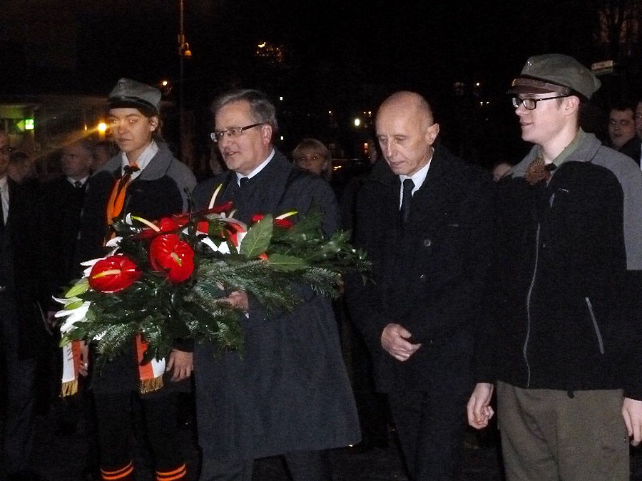 Prezydent w Szczecinku: Spotkanie z mieszkańcami, kwiaty pod pomnikiem marszałka