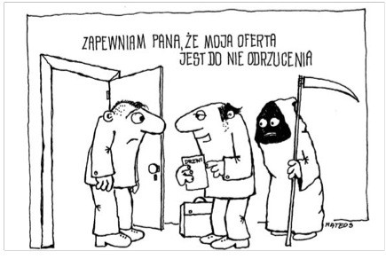 Maciej Gaca: Kostucha u progu