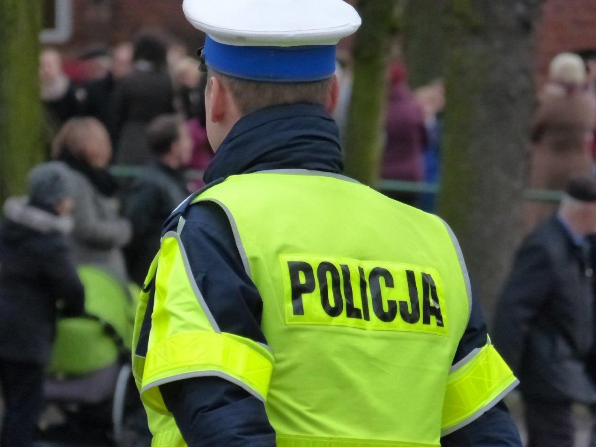Auto na drzewie, kradzież ubrań i fałszywe prawo jazdy