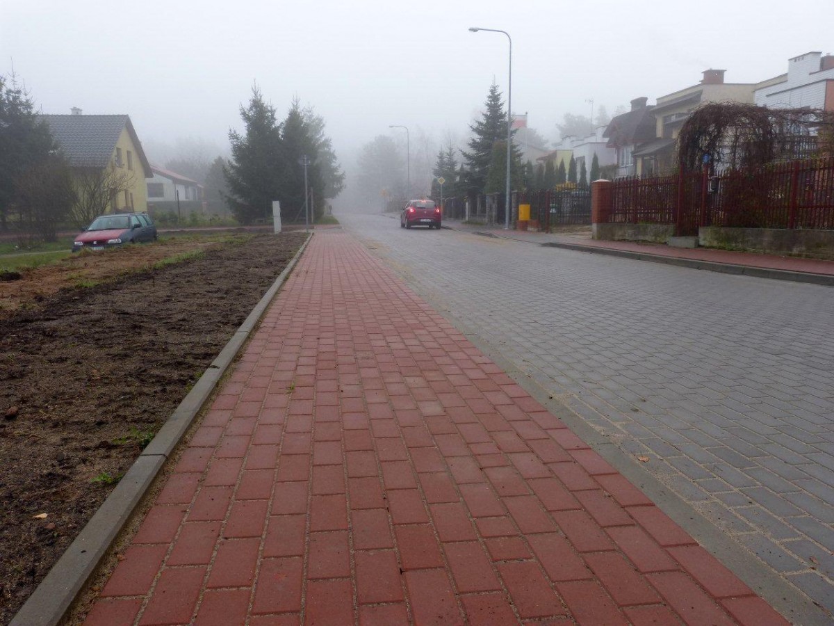 Sójcze Wzgórze gotowe. Nowe ulice, chodniki i lampy