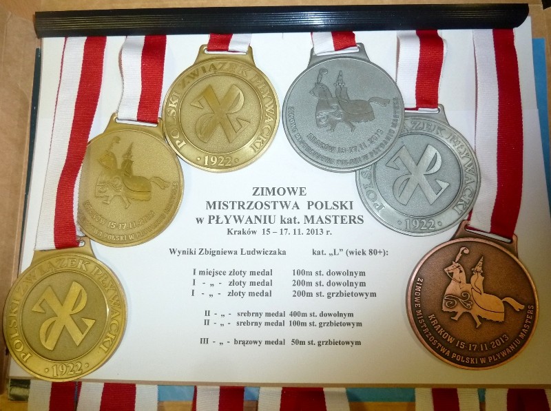 Sześć medali Zbigniewa Ludwiczaka