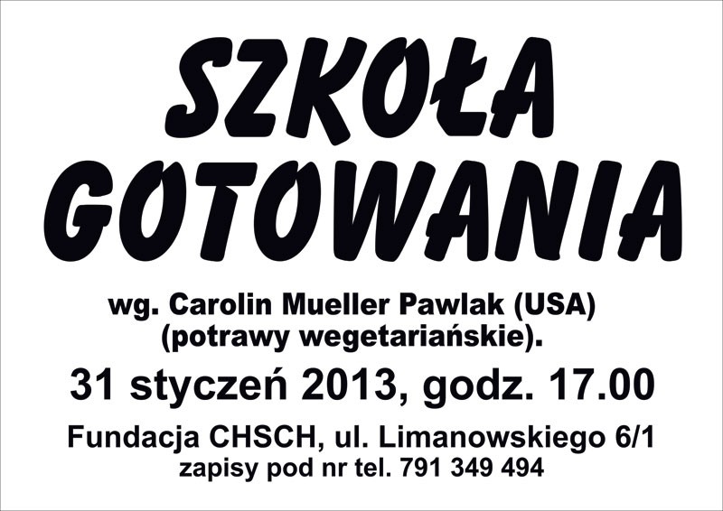 Szkoła Zdrowego Gotowania zaprasza