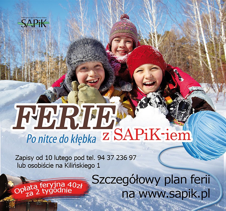 Ferie w SAPiK. Zapisy