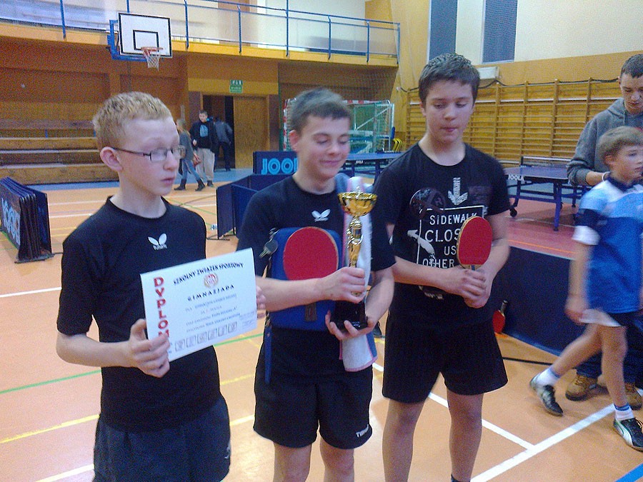 Regionalny pingpong w Sianowie. Sukces Gwdy
