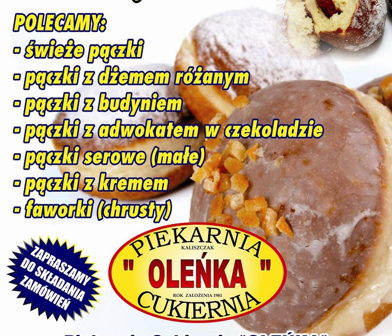 Pączki nie tylko na Tłusty Czwartek