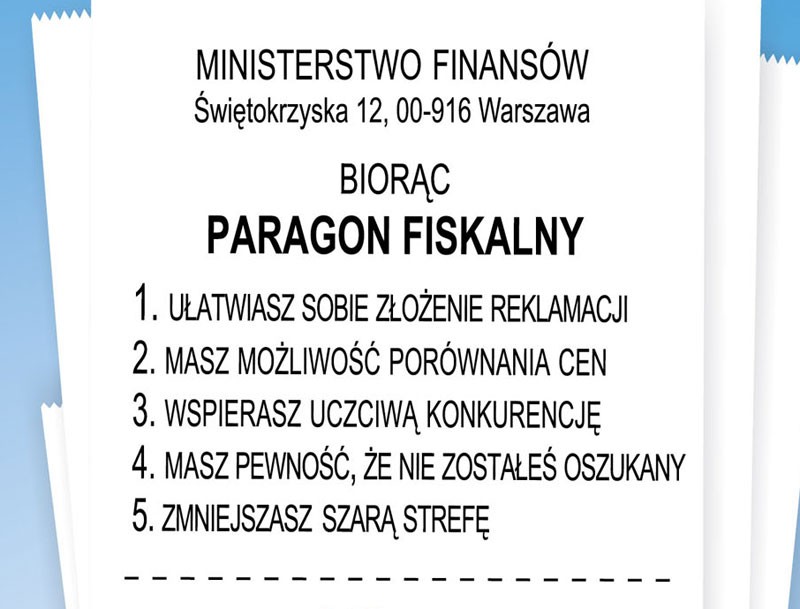 Kontrole paragonów - zakończone