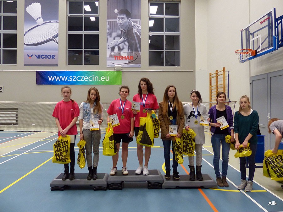 Medale szczecineckich badmintonistów w Szczecinie