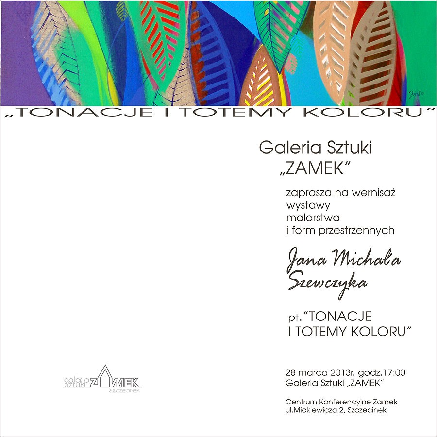 Malarstwo Jana Michała Szewczyka w Galerii Zamek