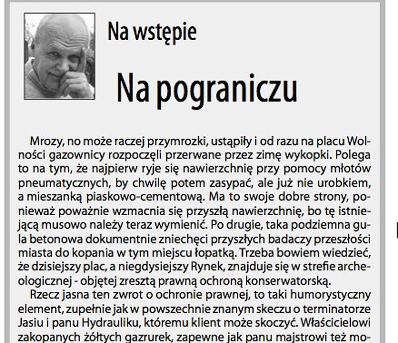 Jerzy Gasiul: Na pograniczu