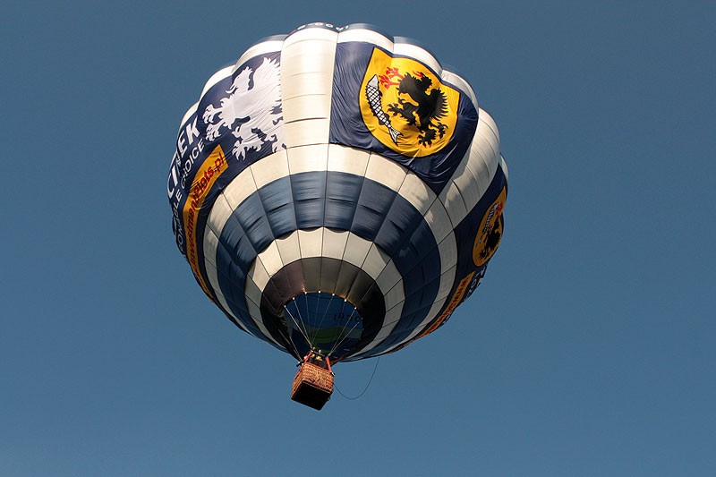 Balon lata, telewizja robi materiał